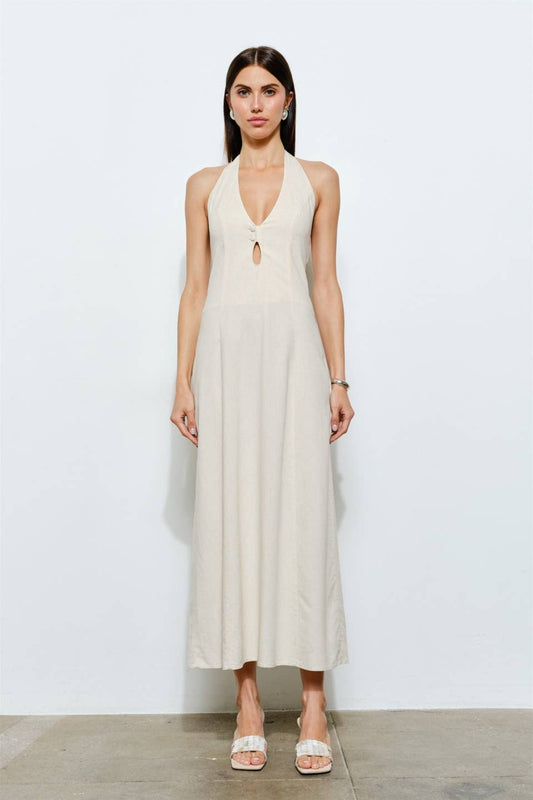 CALLA HALTER DRESS