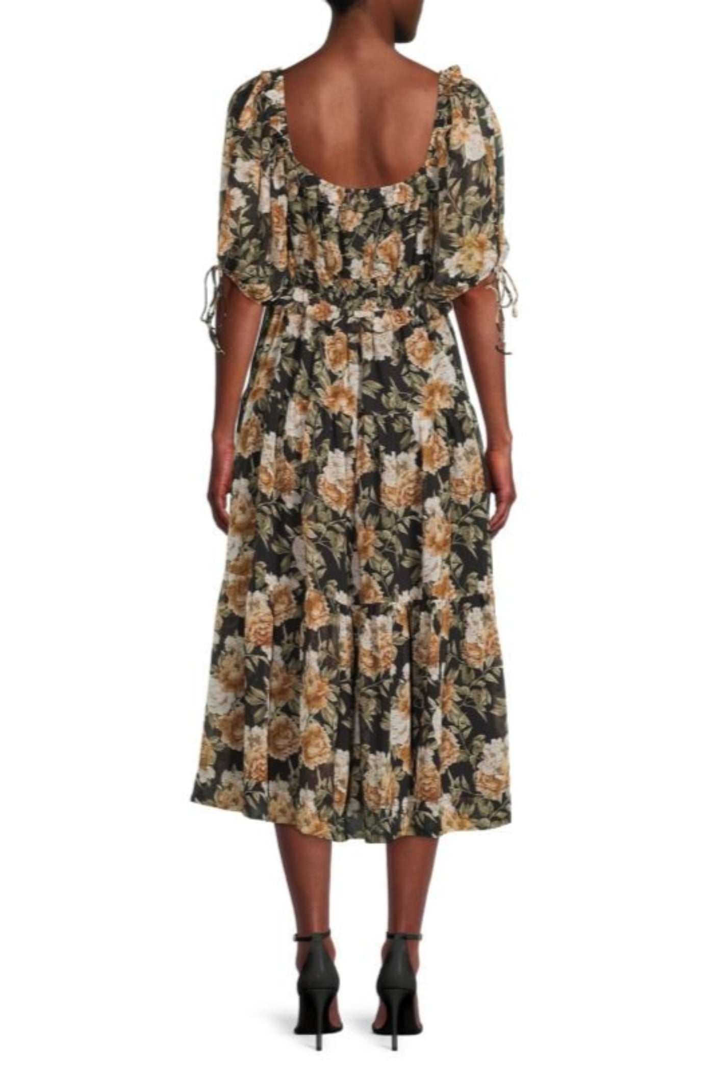 FLORAL PRINT MIDI