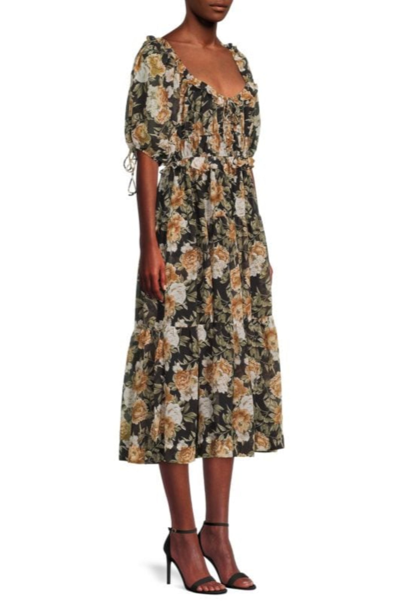 FLORAL PRINT MIDI