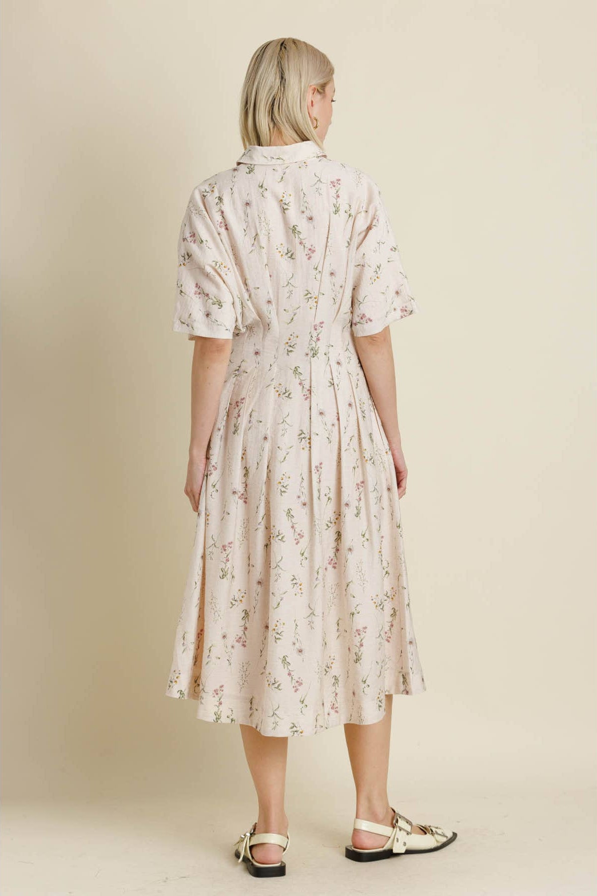 FLORAL MIDI DRESS