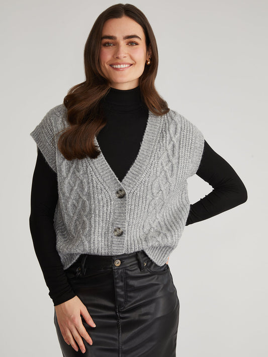 PAIGE CABLE VEST