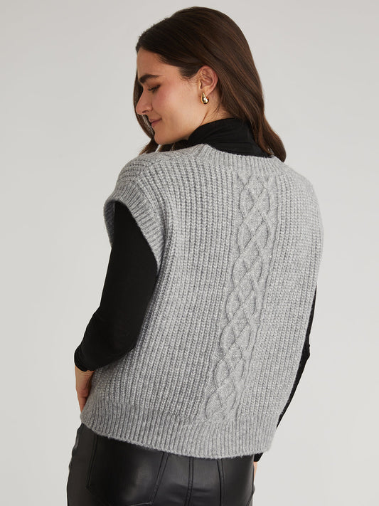 PAIGE CABLE VEST