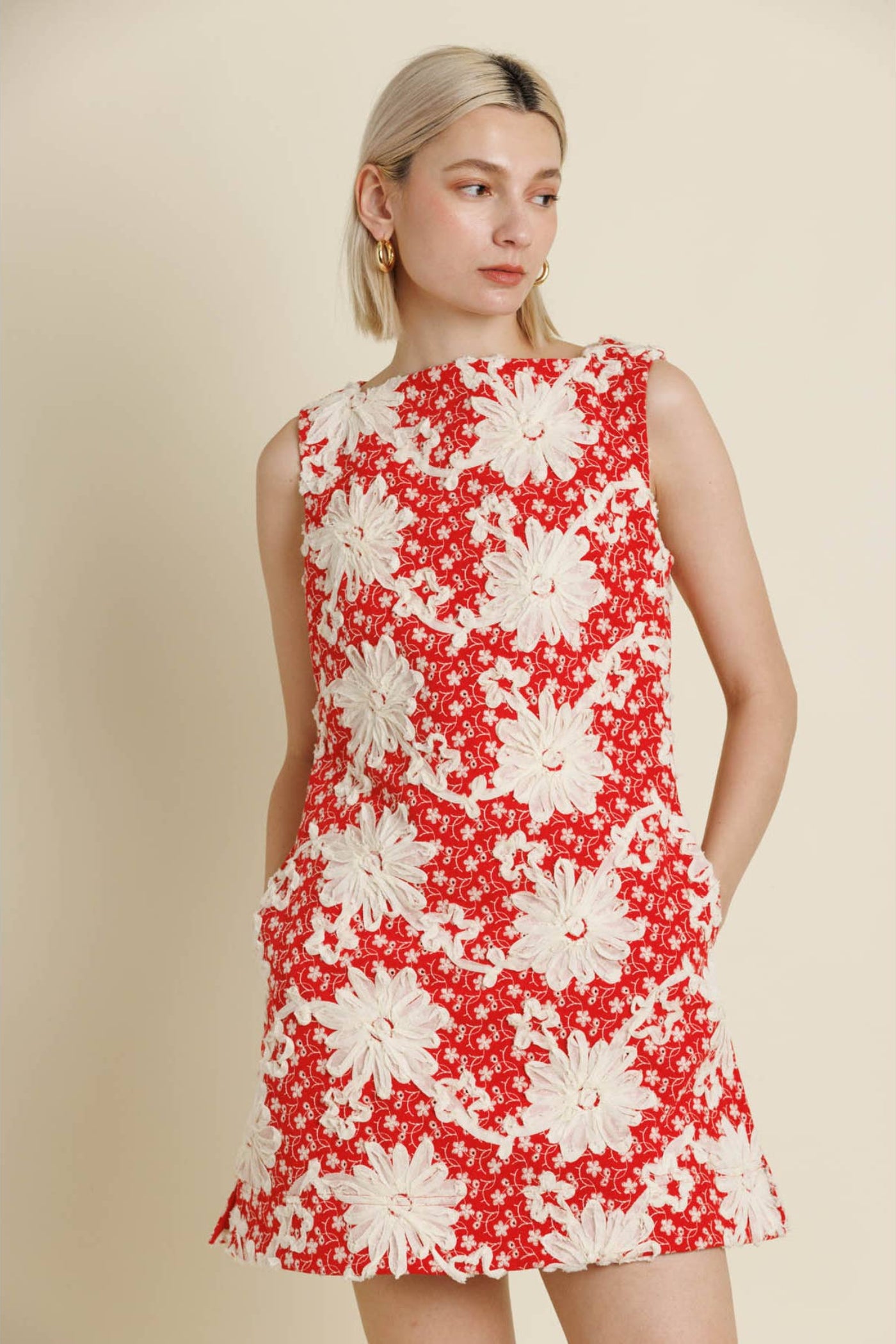 TWILL MINI DRESS