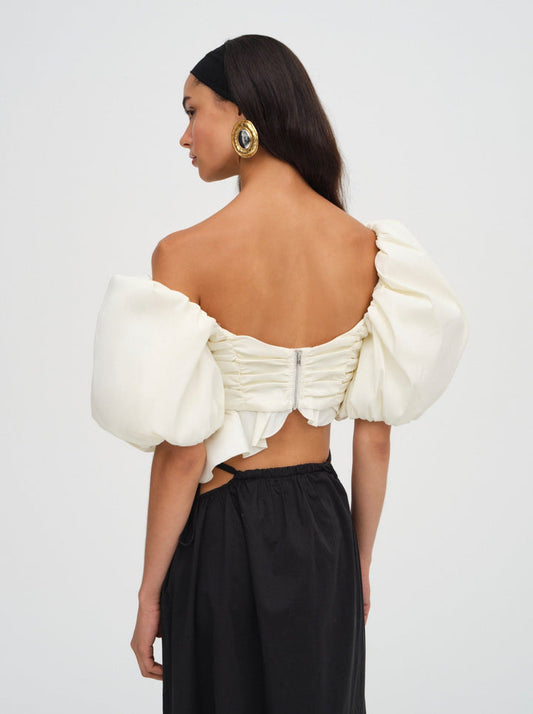 JUDITH CROP BLOUSE