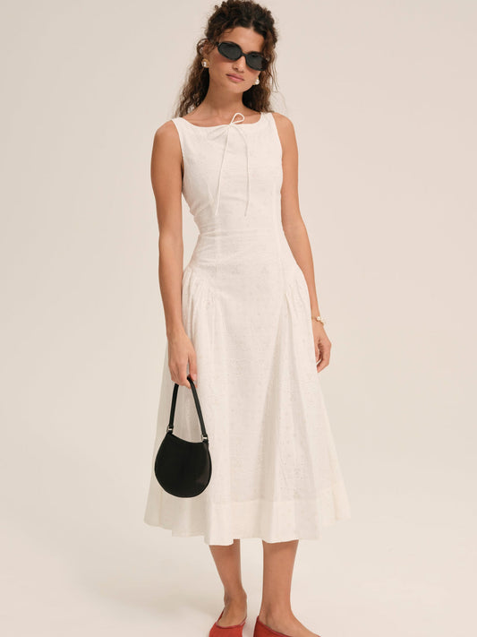 HANDKERCHIEF MIDI DRESS
