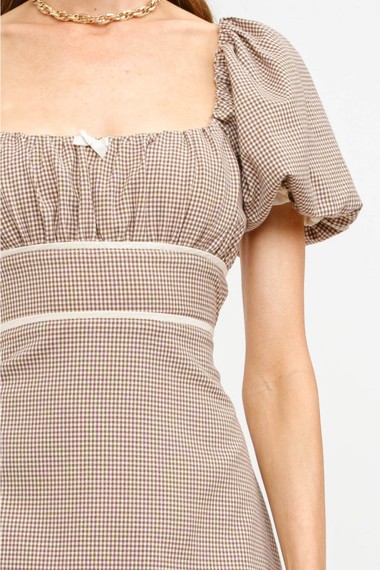 MIA GINGHAM DRESS