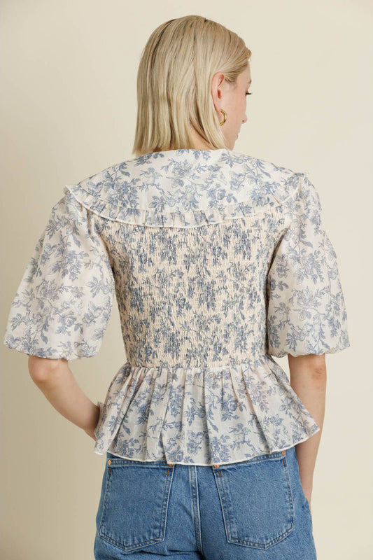 TOILE COLLAR BLOUSE