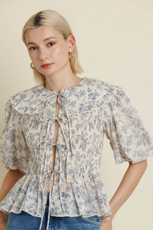 TOILE COLLAR BLOUSE