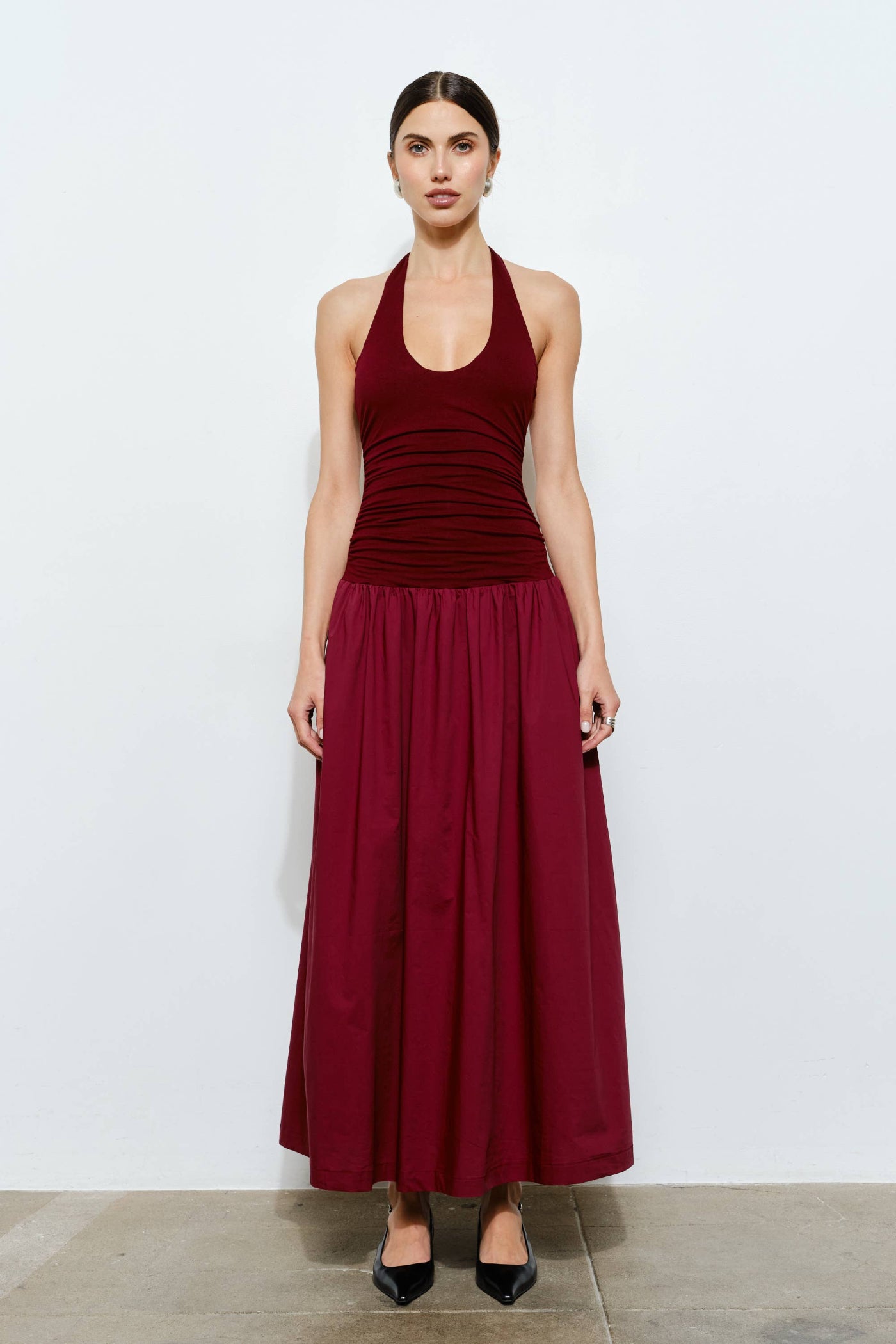 odette maxi dress THE ODETTE MAXI DRESS IN Black Medium