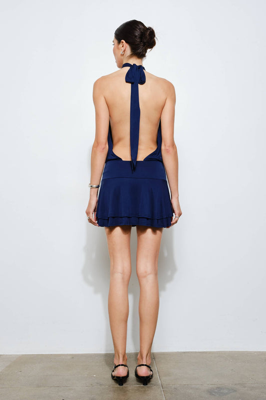 SKYE HALTER DRESS