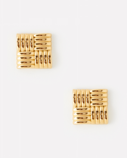 SQUARE STUD EARRING