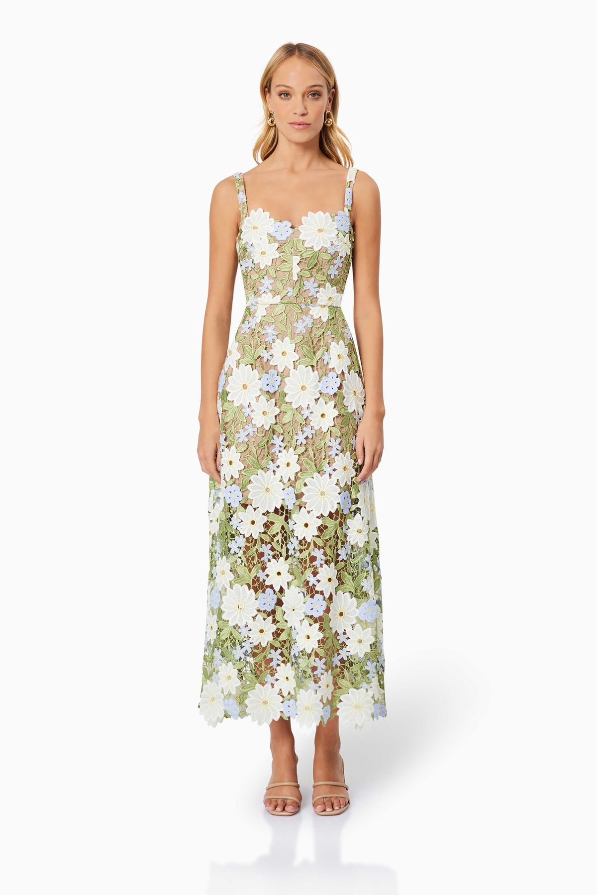 flora midi dress Flora Midi Dress Black 2 / Black