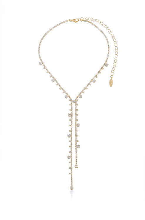 DELICATE CRYSTAL LARIAT
