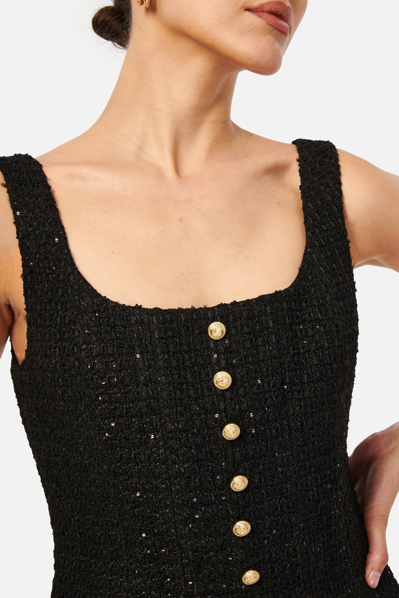 ROSITA TWEED TOP