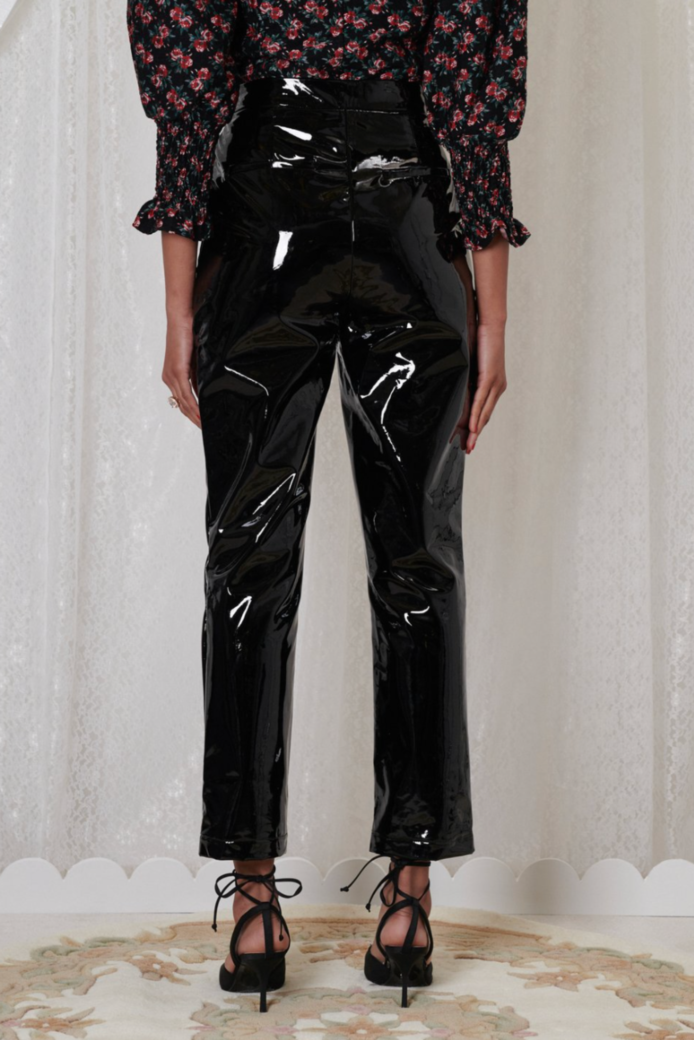 DEARY VINYL TROUSERS