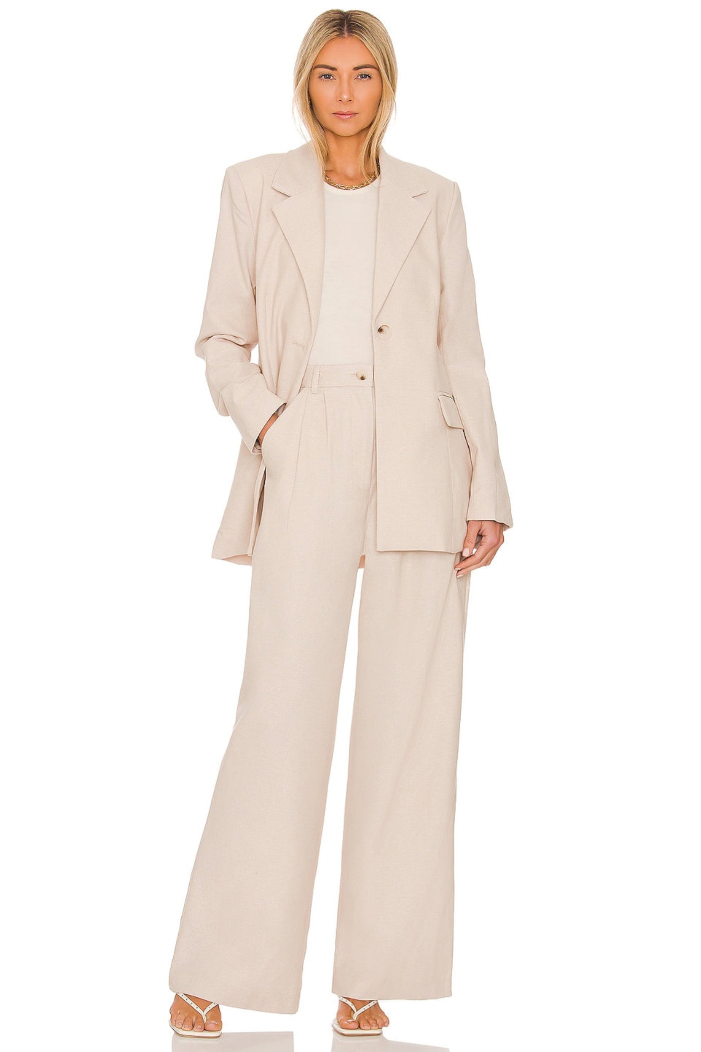 HIGH RISE PLEATED PANT