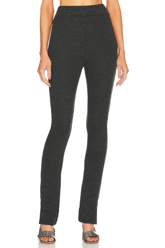 RIBBED FLARE PANT