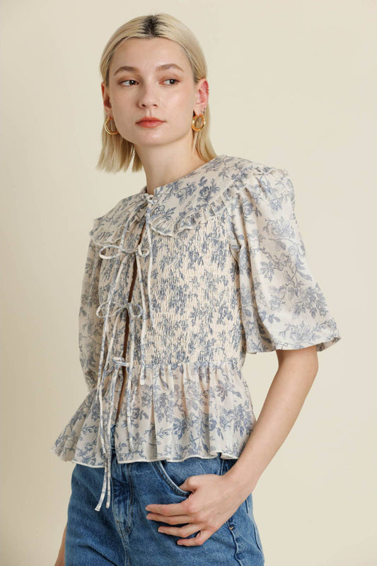 TOILE COLLAR BLOUSE