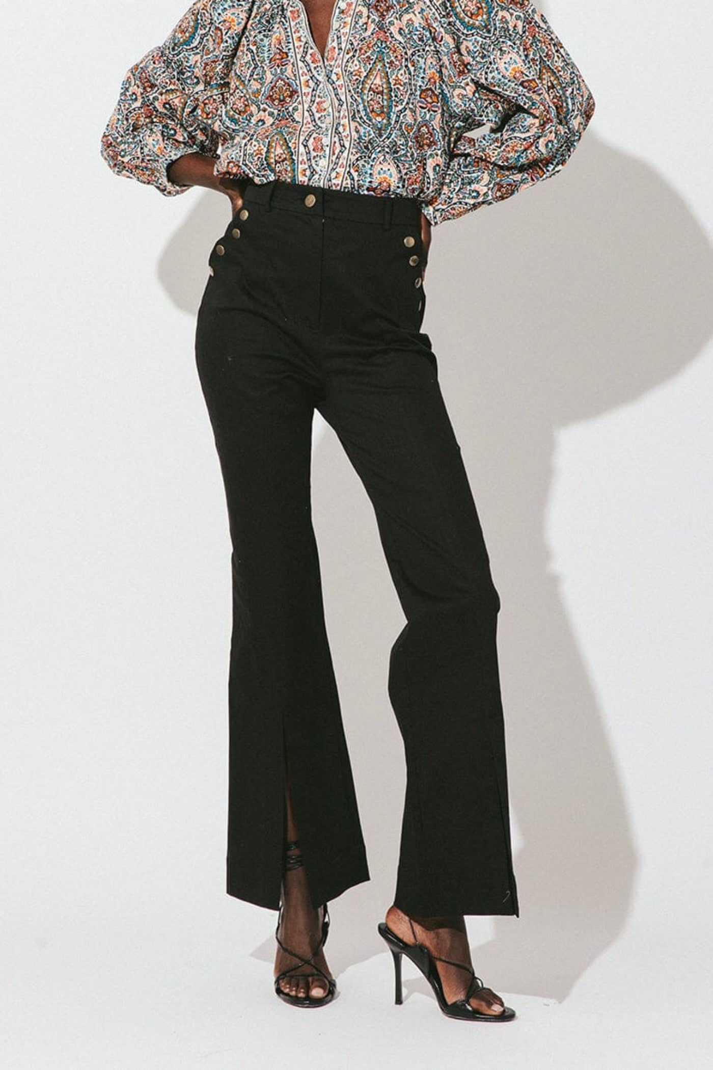 HEATHER SLIT PANTS
