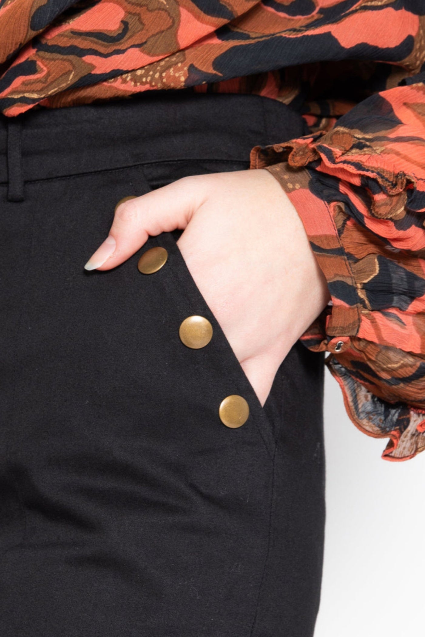 HEATHER SLIT PANTS