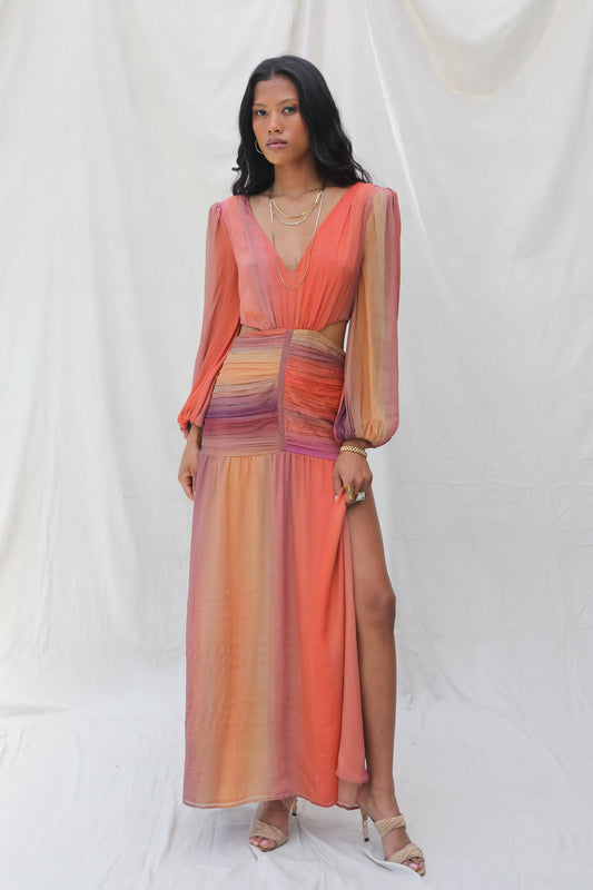 ELECTRIC MAXI DRESS