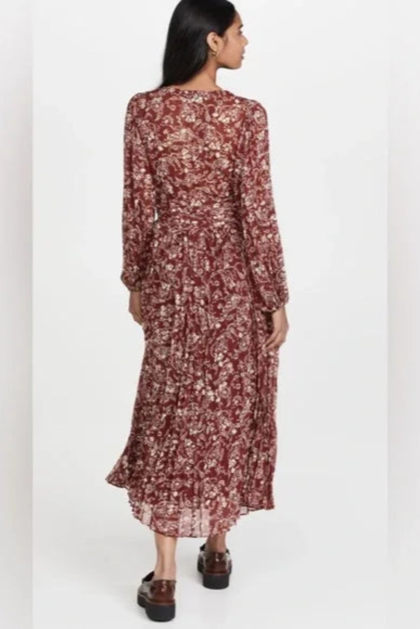 PAISLEY PRINT DRESS