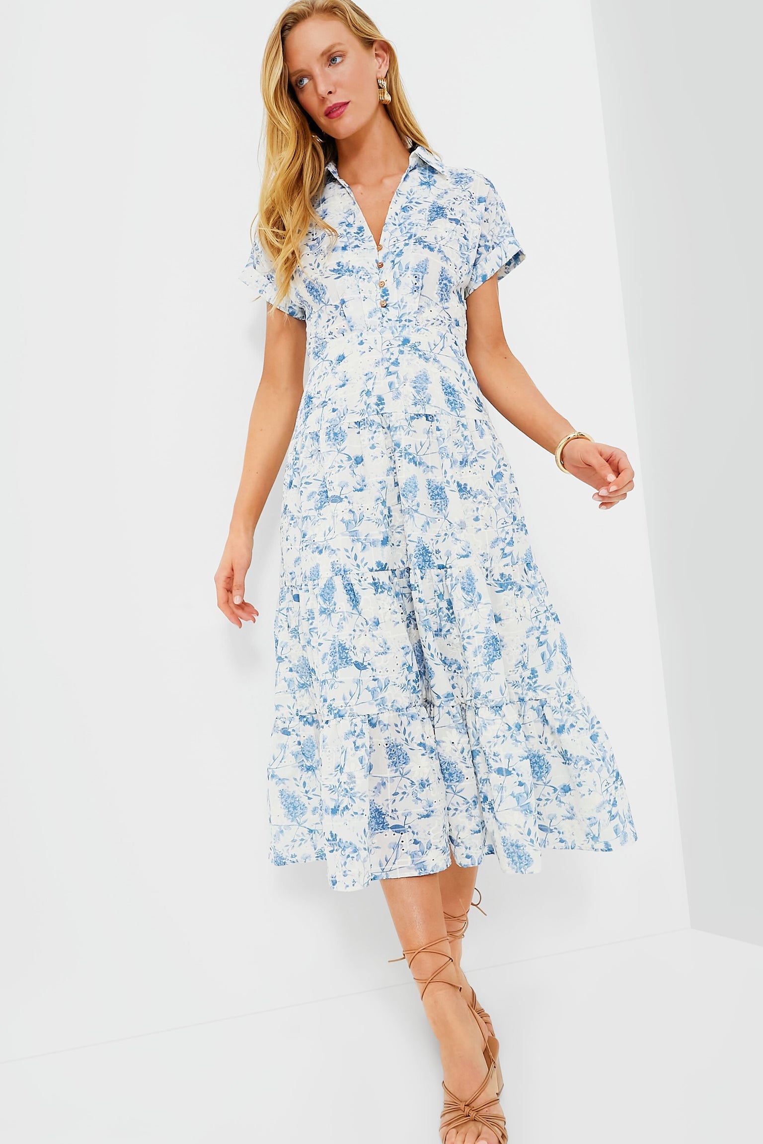 en saison davina shirt dress En Saison