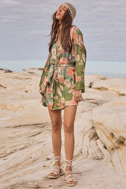 FLORIDIAN SHIRT DRESS
