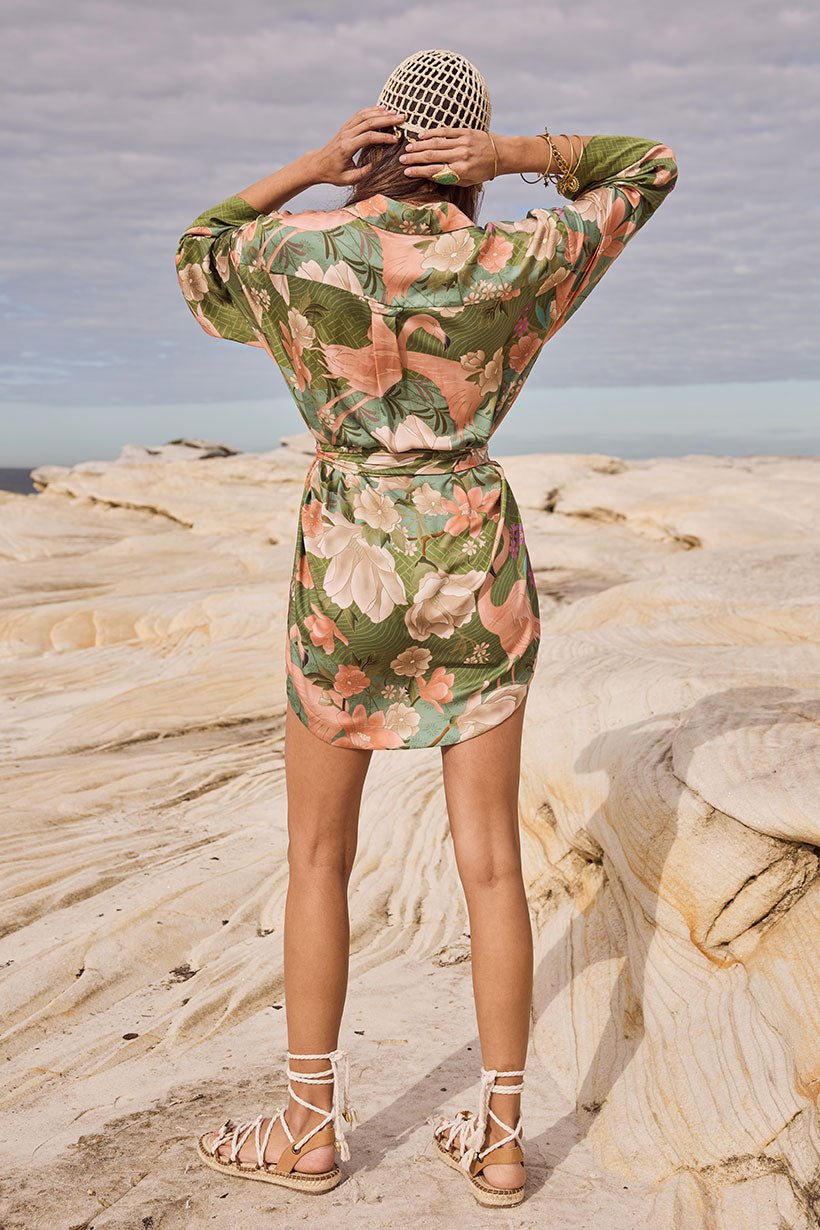 FLORIDIAN SHIRT DRESS