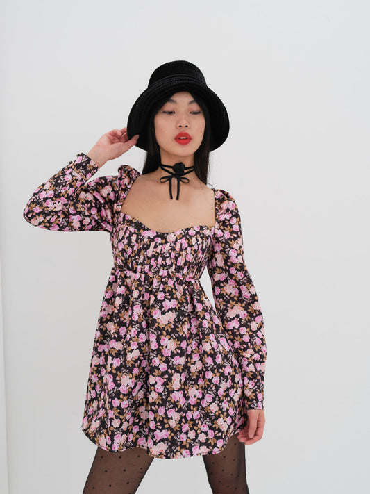 KATE LONG SLEEVE MINI DRESS