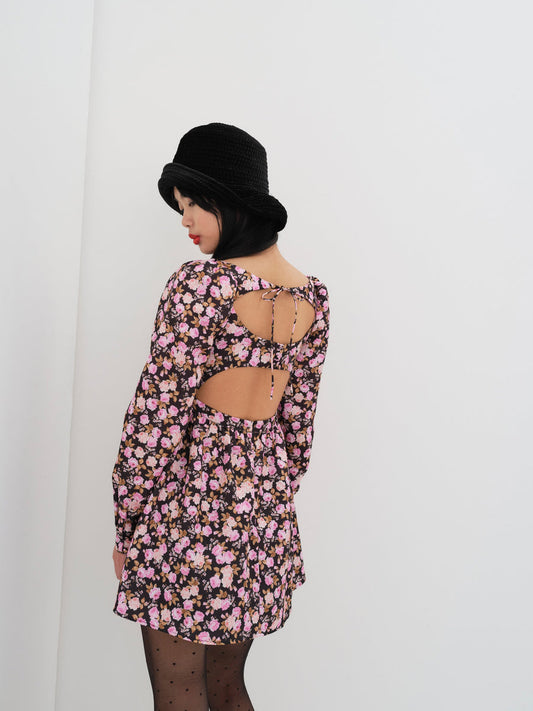 KATE LONG SLEEVE MINI DRESS