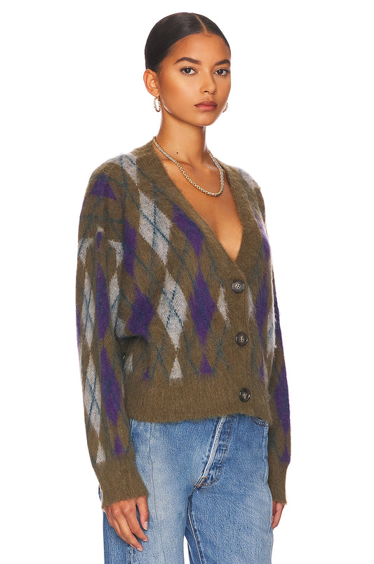 ARGYLE CARDIGAN