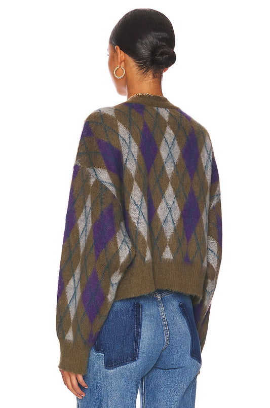 ARGYLE CARDIGAN