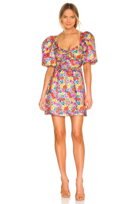 MERRILL PUFF SLEEVE MINI DRESS