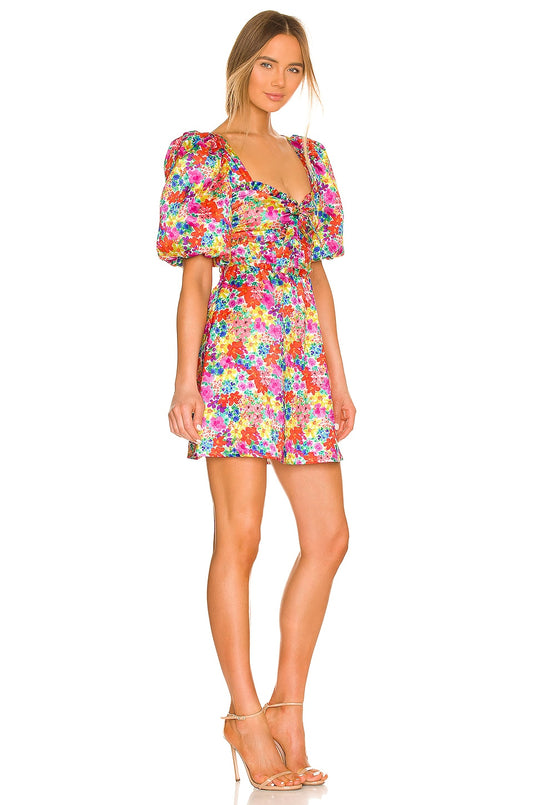MERRILL PUFF SLEEVE MINI DRESS