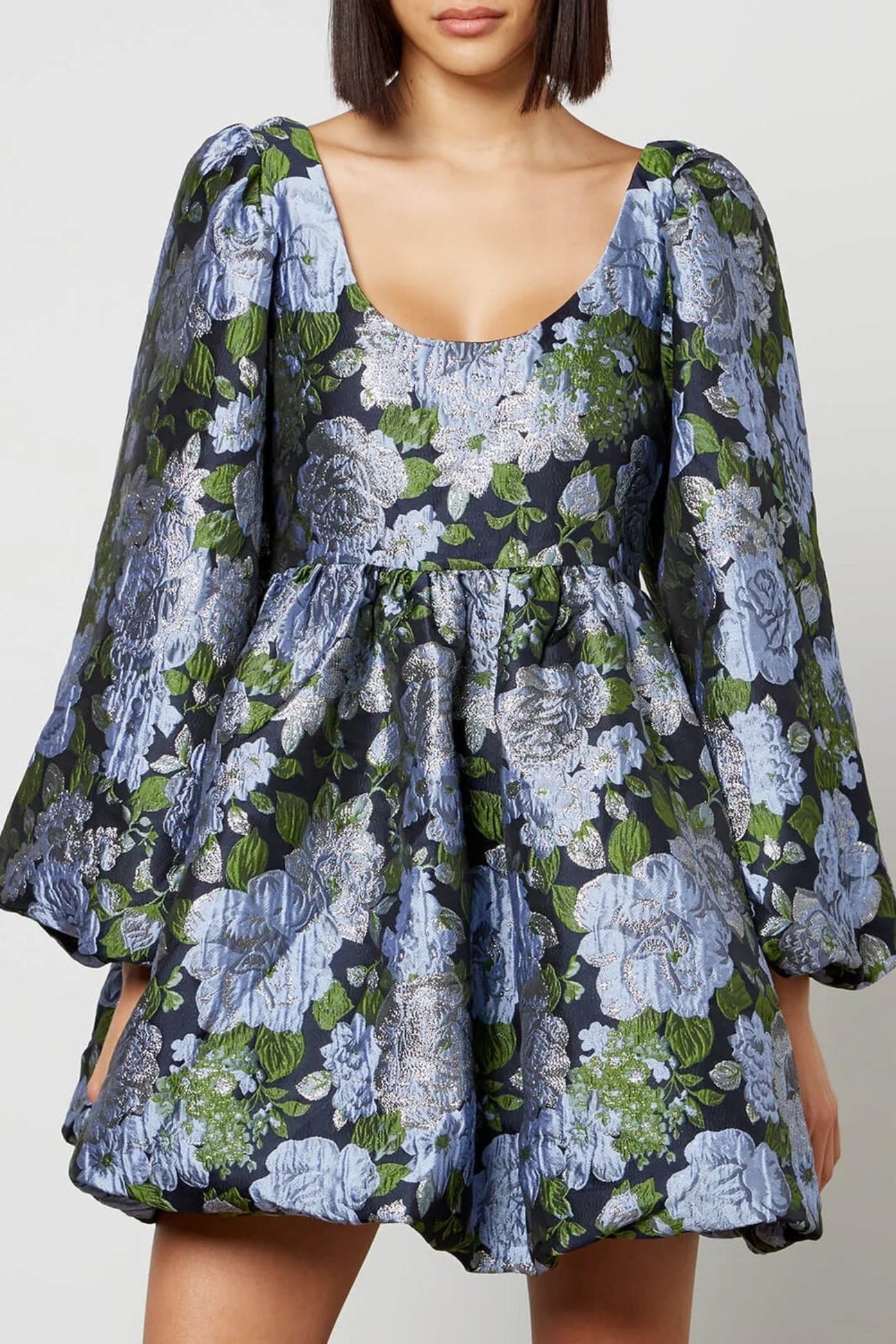 natalia puff sleeve mini dress For Love & Lemons Natalia Puff Sleeve Mini CD2669-SU22
