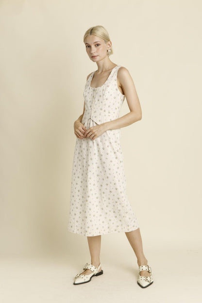 FLORAL MIDI DRESS