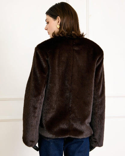 CASSIDY FAUX JACKET
