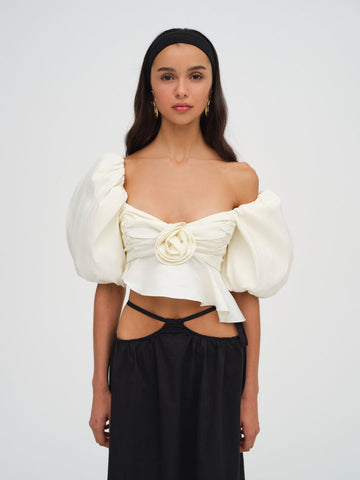 JUDITH CROP BLOUSE