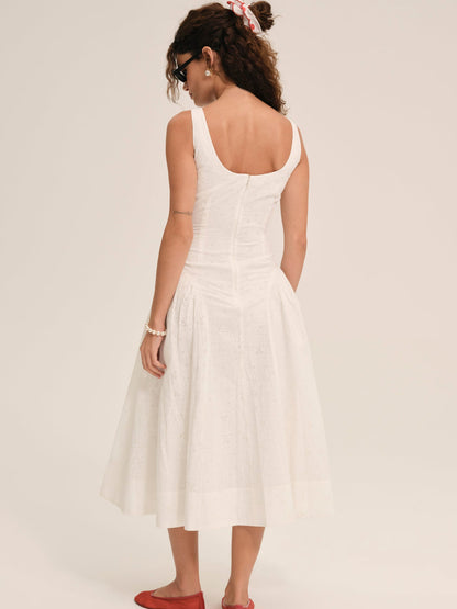HANDKERCHIEF MIDI DRESS