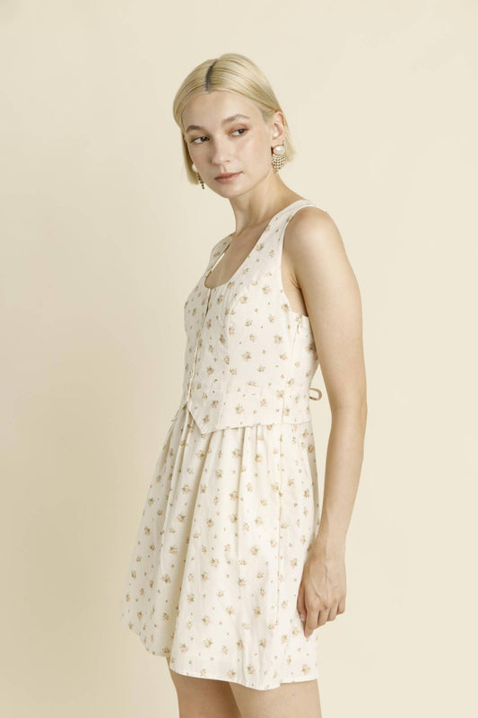 FLORAL MINI DRESS