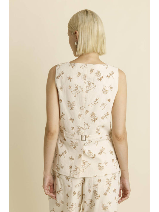 PRINTED VEST