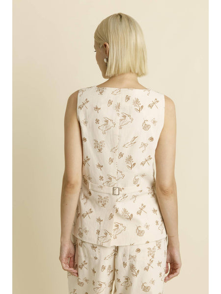 PRINTED VEST