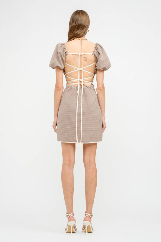 MIA GINGHAM DRESS