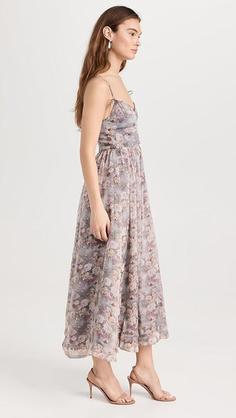 ELDERBERRY MIDI DRESS