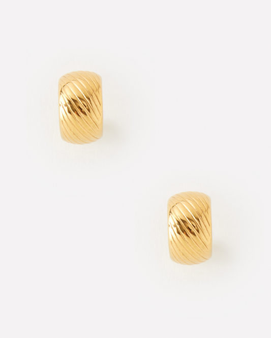 MINI TEXTURED HOOPS