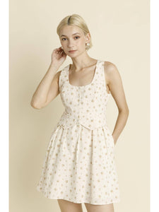 FLORAL MINI DRESS