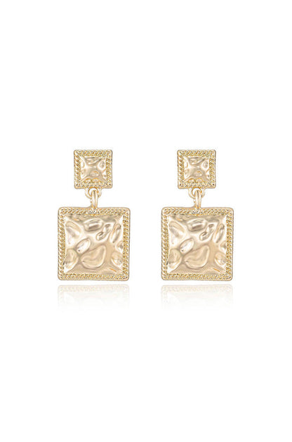 SQUARE DANGLE EARRINGS