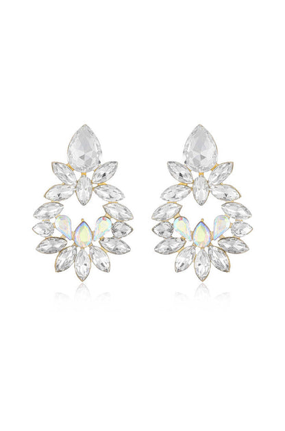 FLORAL CREST EARRINGS
