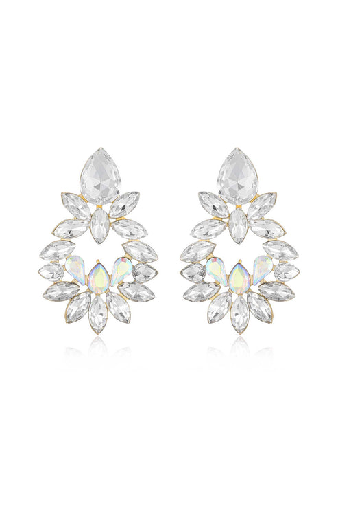 FLORAL CREST EARRINGS